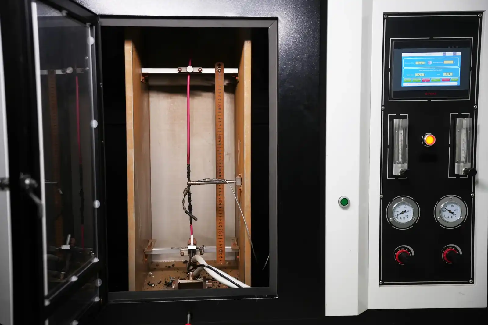 Advanced cable testing equipment for quality assurance at Astro Cables.