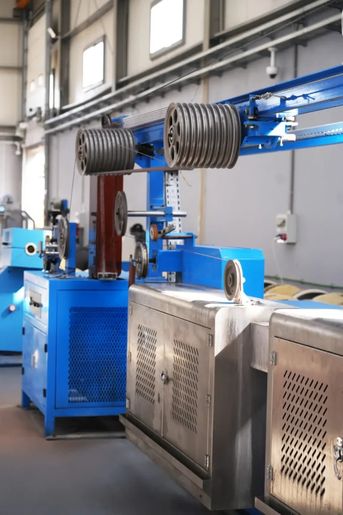 Wire manufacturing machine for high-quality cables at Astro Cables.