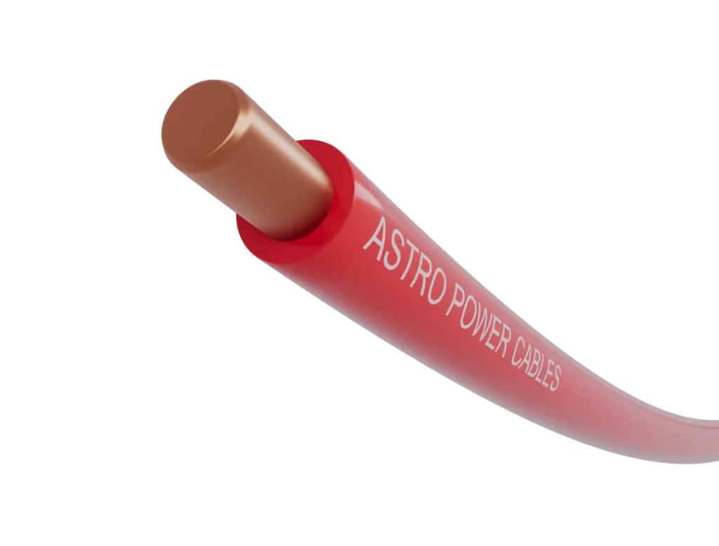 NYA Solid & H07Z-U copper conductors by Astro Cables Company for electrical wiring applications.